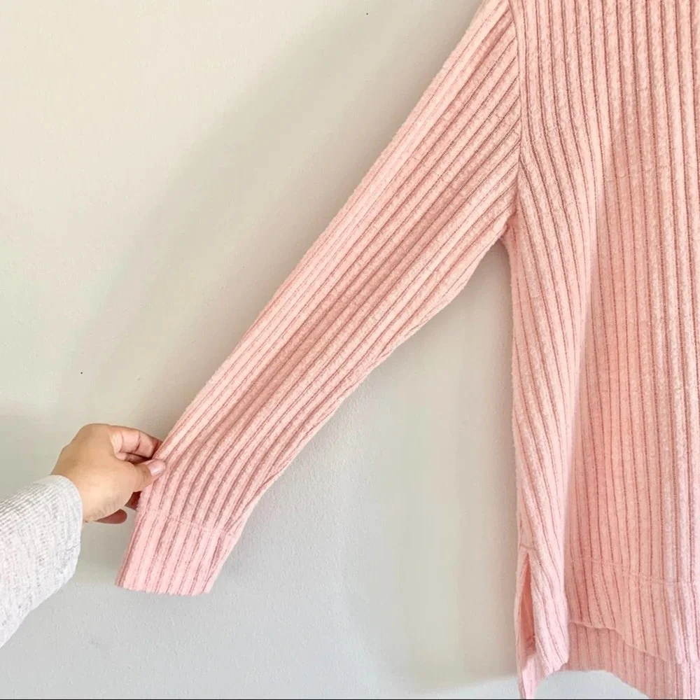 ANTHROPOLOGIE Maeve Pink Cowl Neck Sweater - Picture 2 of 7